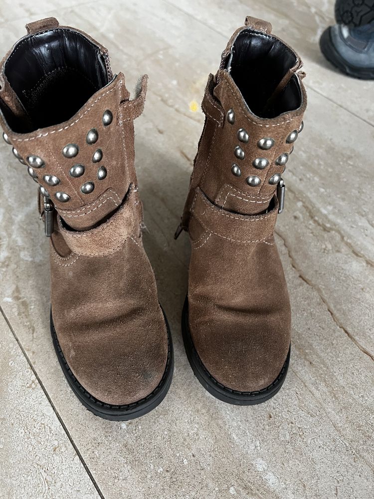 GEOX buty, rozm. 29, dziewczęce buciki, zamsz