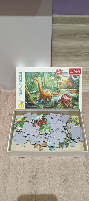 Puzzle Trefl 4+ dinozaury 60 elementów