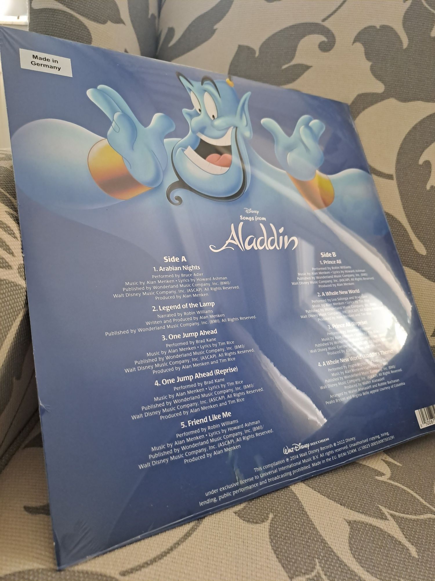 Disney Songs from Aladdin winyl vinyl nowa okazja