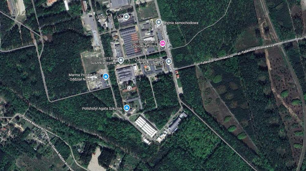 Nieruchomość przemysłowa | Nowa Dęba | 6 339 m² gruntu + 1 289 m² hali