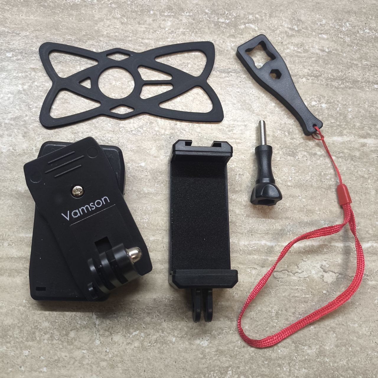 Крепление для экшн камер и смартфона Клипса на рюкзак для GoPro, Sony