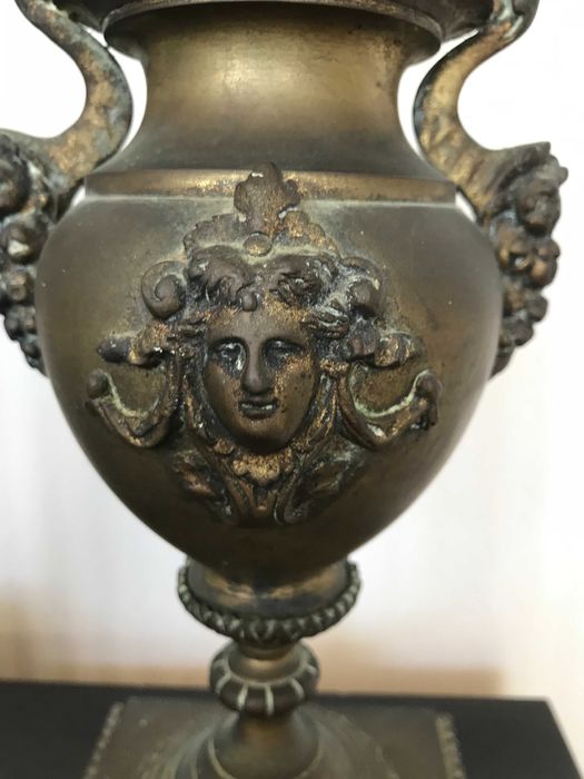 Камінний годинник, гарнітур, бронза, Франція кін. XIX ст, робочі