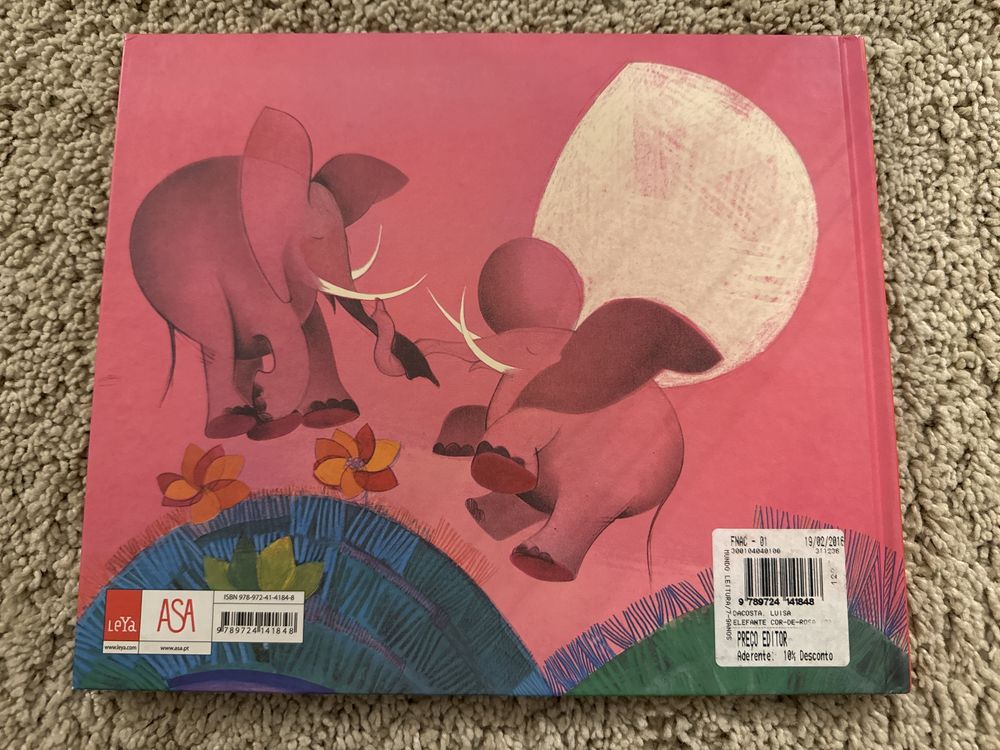 Livro O Elefante Cor de Rosa