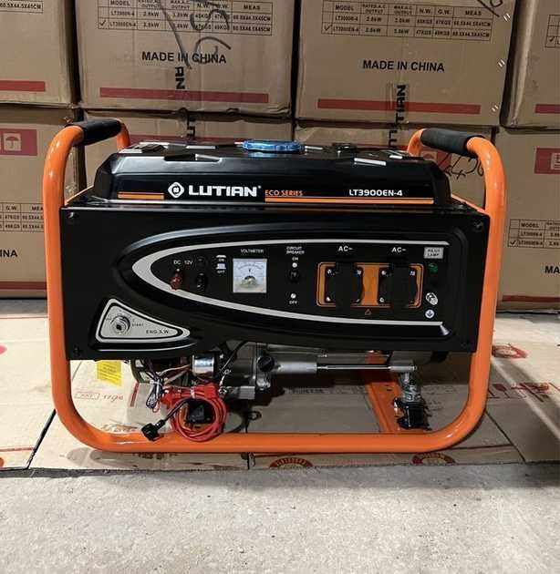 Генератор бензиновый Lutian LT3900EN-4 (3.0кв -3.5 квт) Електростартер