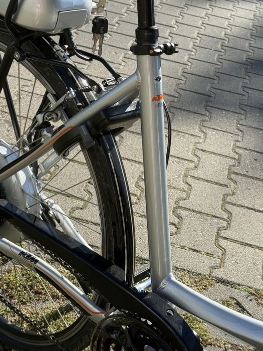 OkazjaRower Elektryczny KTM Miejski BionX na Gwarancji Pojemna Bateria