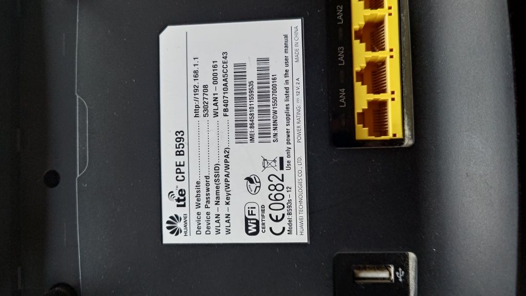 Router LTE Huawei B593s