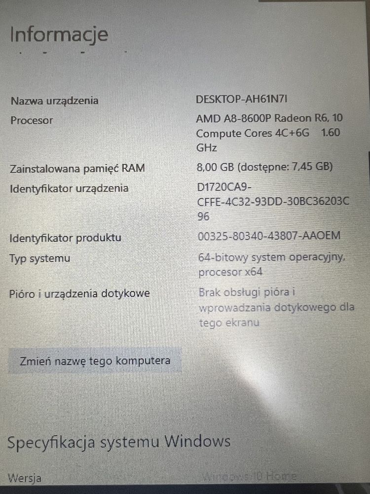 Lenovo ThinkPad E565 - 15.6"