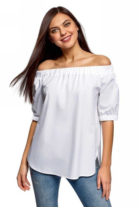 Новая белая блузка Ооdji.