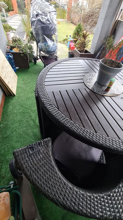 Meble ogrodowe  zestaw ogrodowy Stół ogrodowy taras zestaw ogrodowy