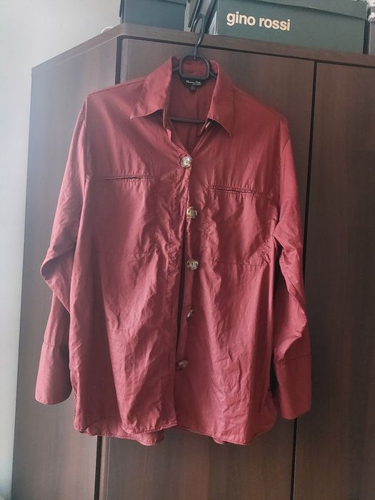 Bordowa koszula Massimo Dutti rozm. 36