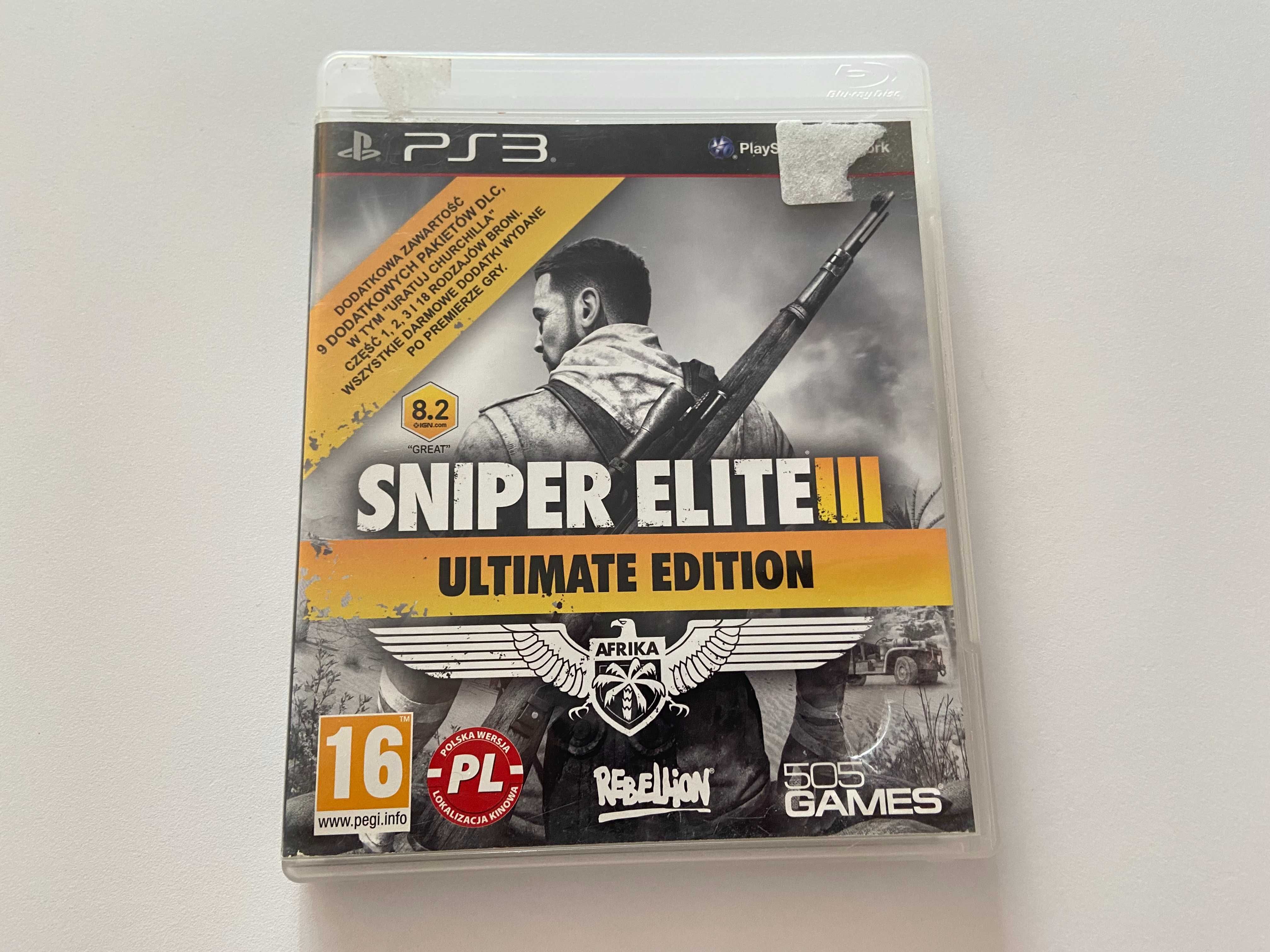Sniper Elite III 3 - Ultimate Edition PS3 Playstation Sony Gra