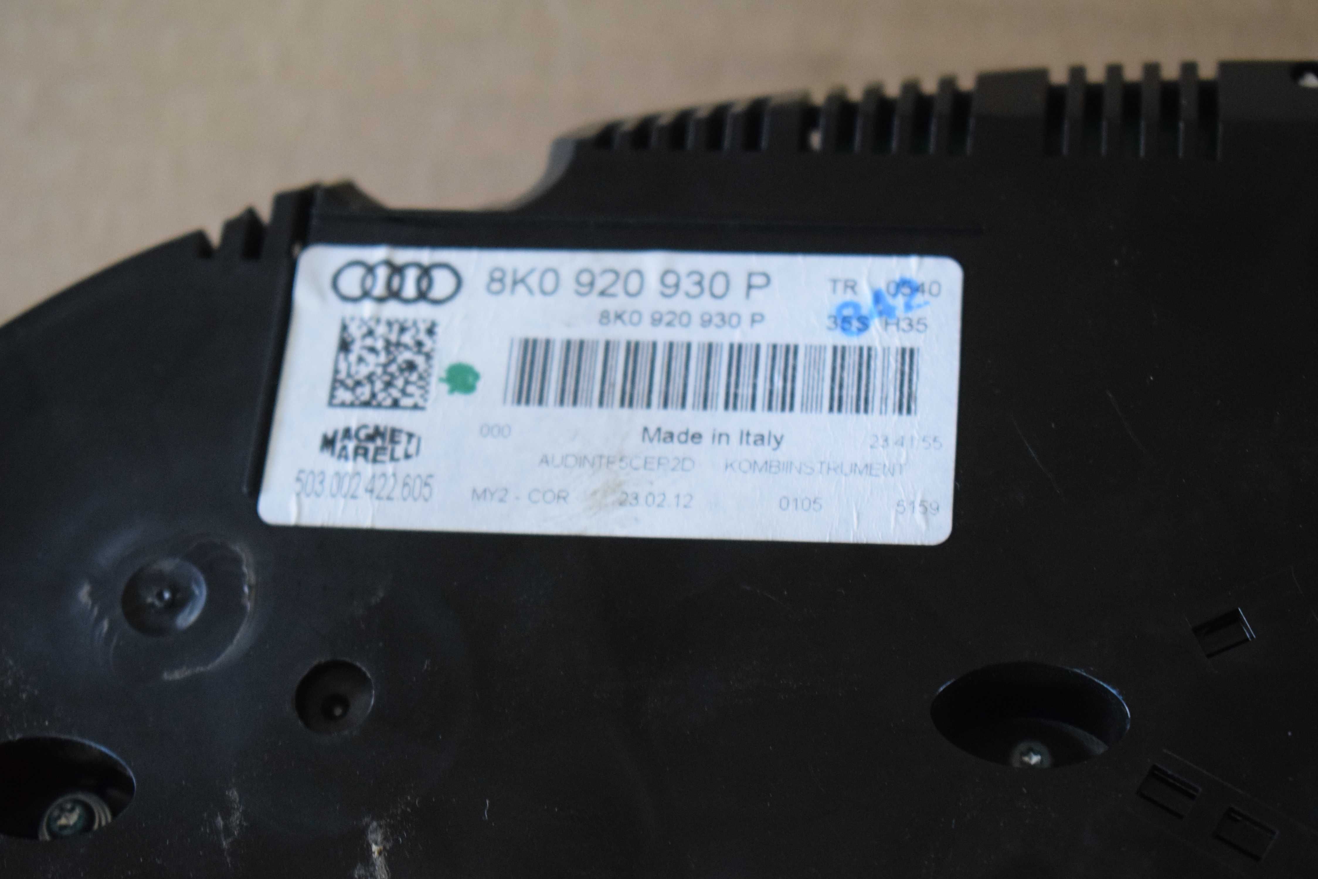 licznik zegar AUDI A4 S4 B8 LIFT 3.0 TFSI automat 12r. 8K0.920930P