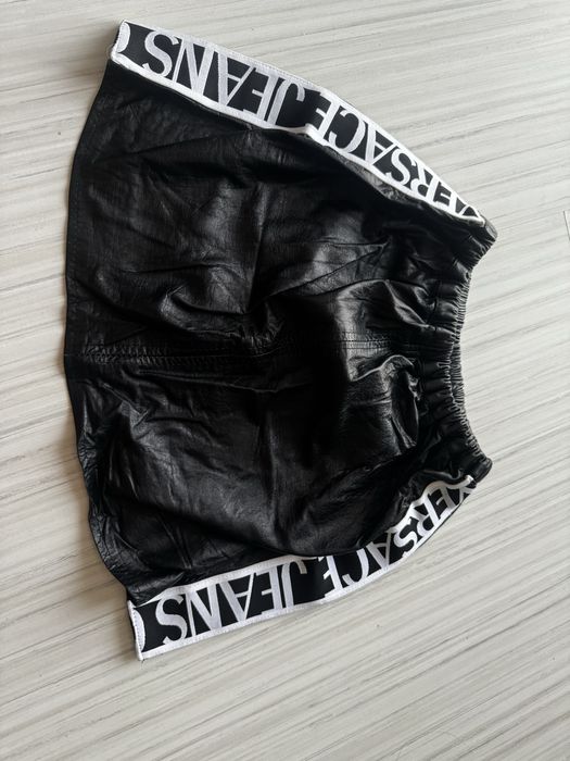 Spódniczka  spódnica Versace jeans skóra