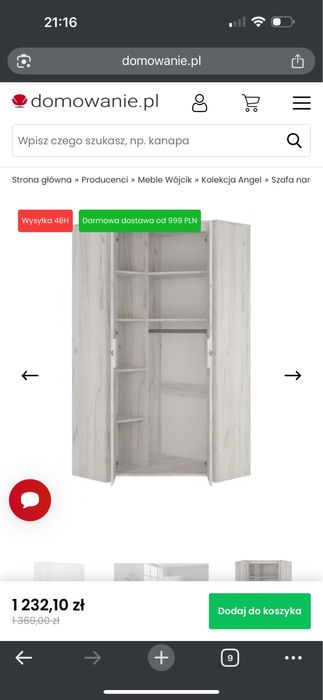 Komplet mebli młodziezowych