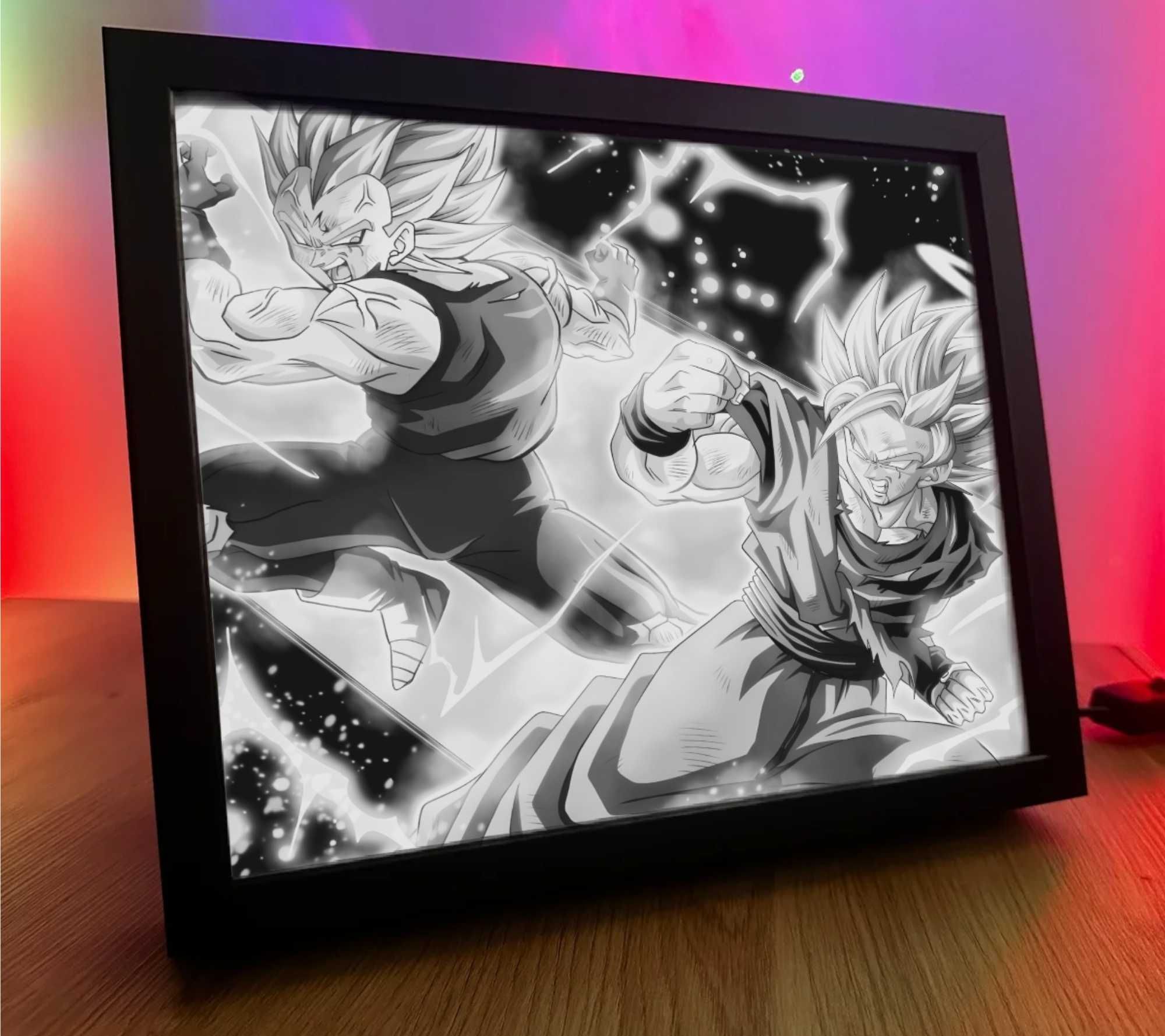 Obrazo-lampka dragon ball