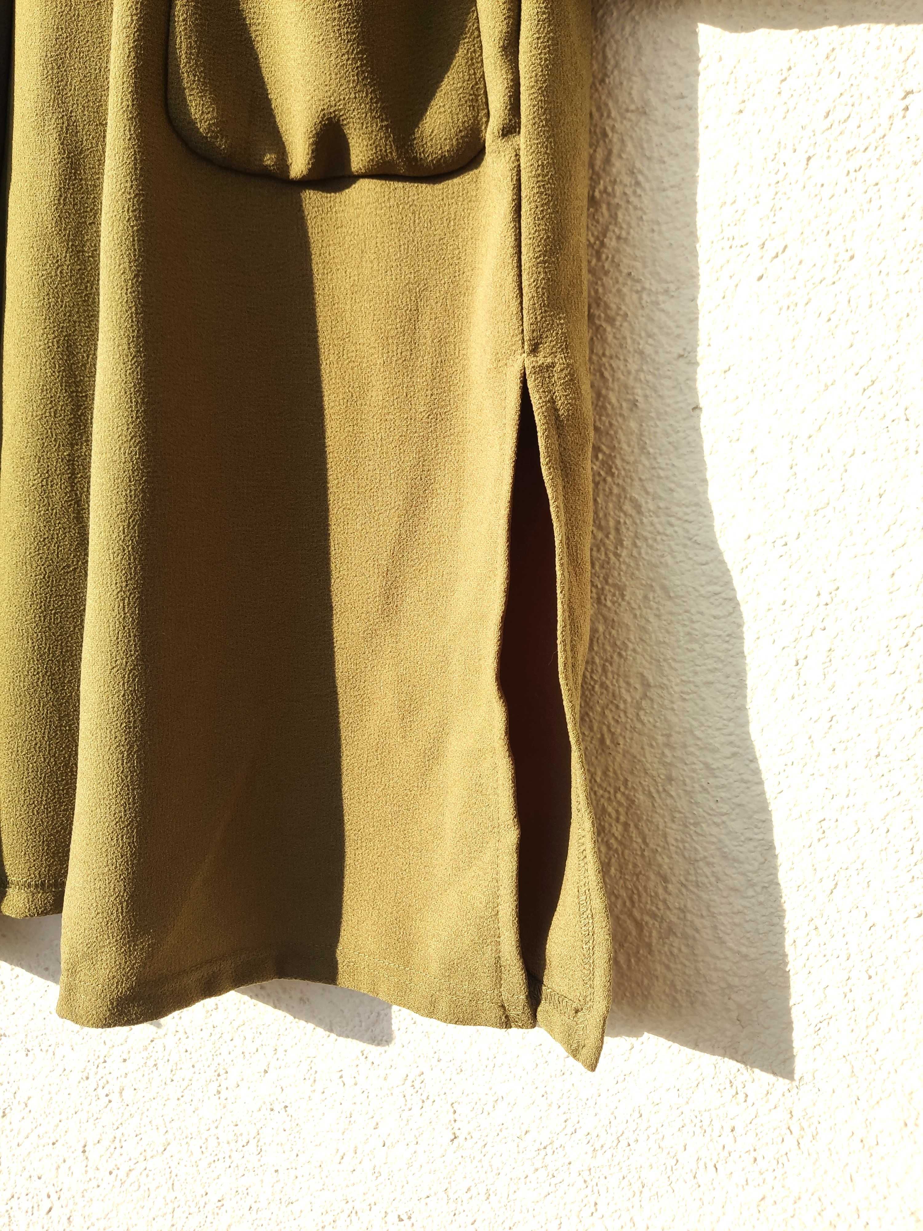 Bluza narzutka damska oliwka khaki M Amisu