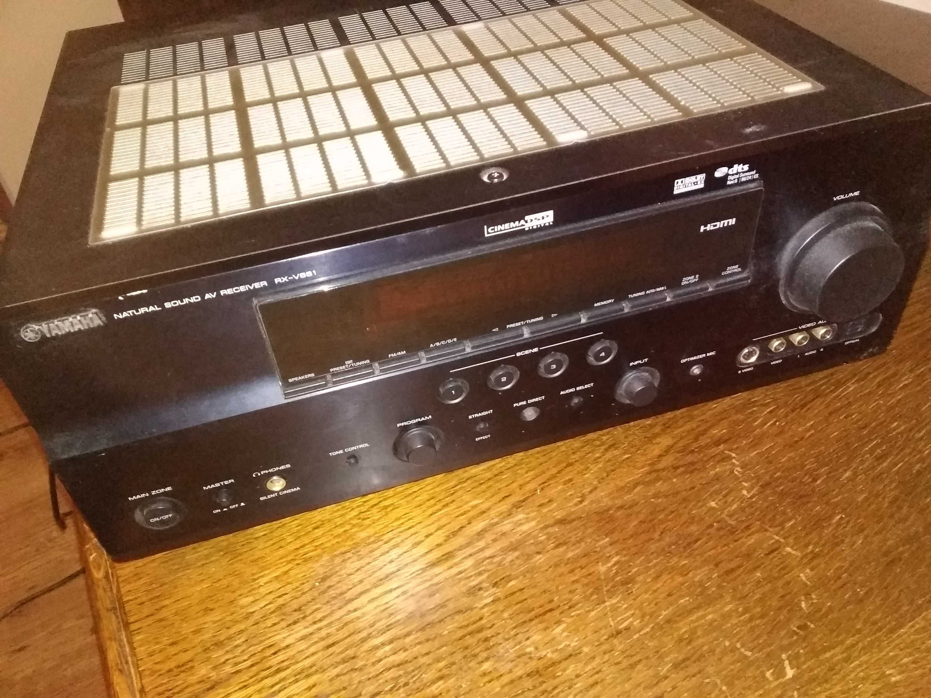 Amplituner yamaha AV SW-P130 RX-V661 HTR-563 CD subwoofer aktywny