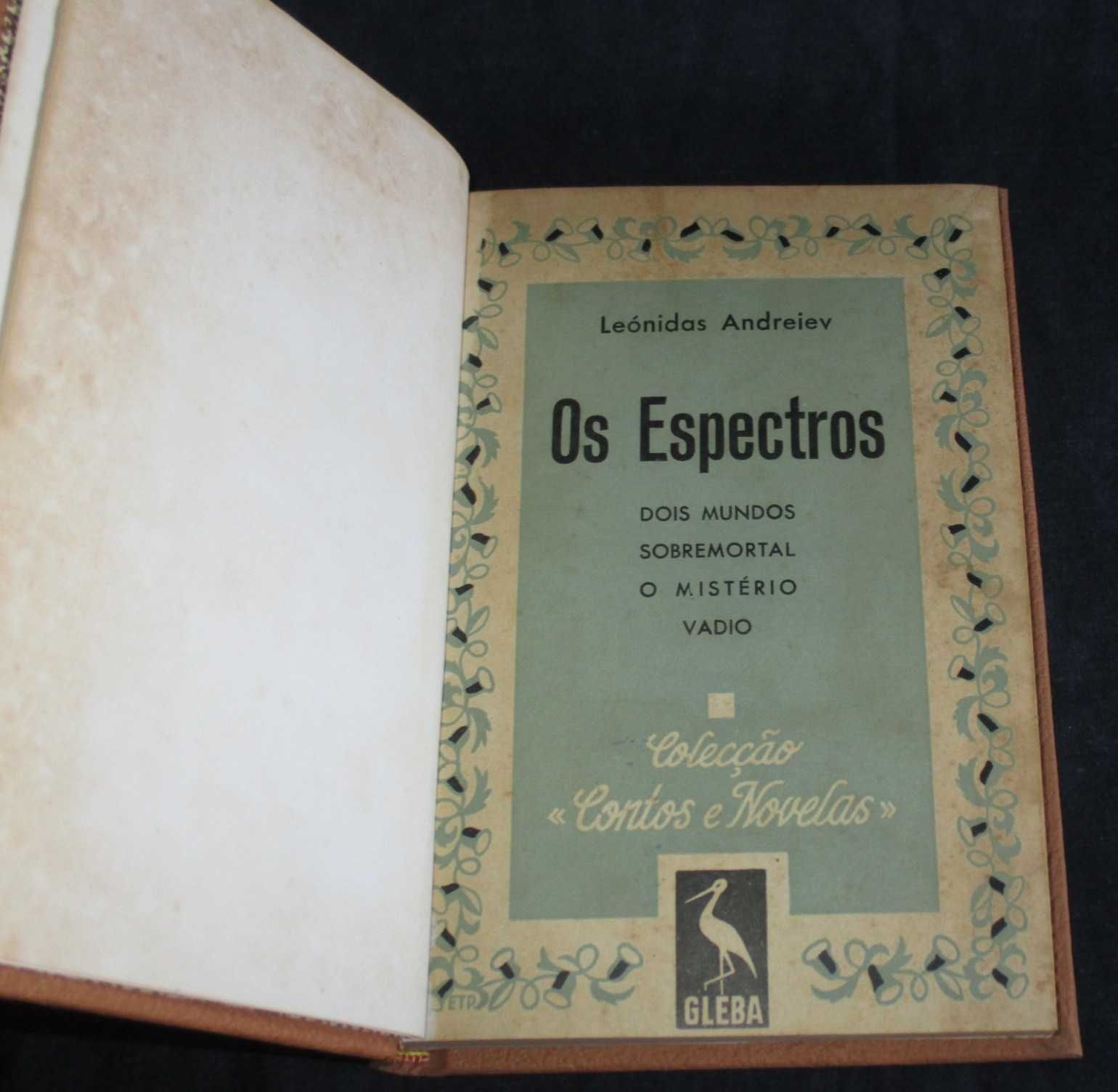 Livro Os Espectros Leónidas Andreiev Contos e Novelas Gleba