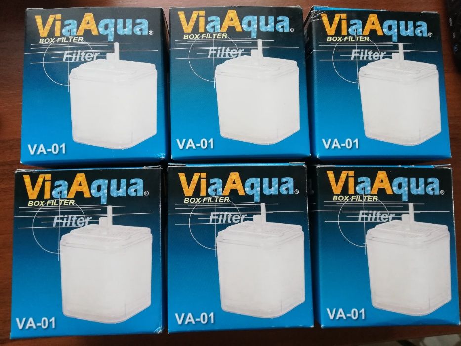 Аэрлифтный фильтр ViaAqua VA-01, чуть-чуть б/у, состояние нового