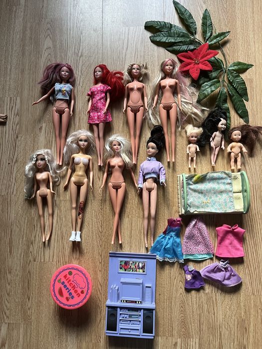 Lalki barbie akcesoria meble wyprzedaż gratisy