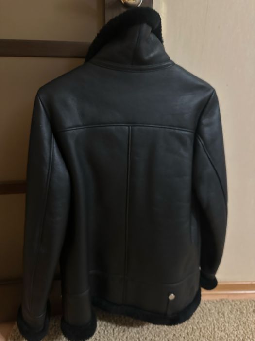 Натуральная фирменная дубленка размер М