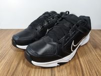 Buty Nike sneakersy męskie czarne skórzane r. 48,5 31,5cm