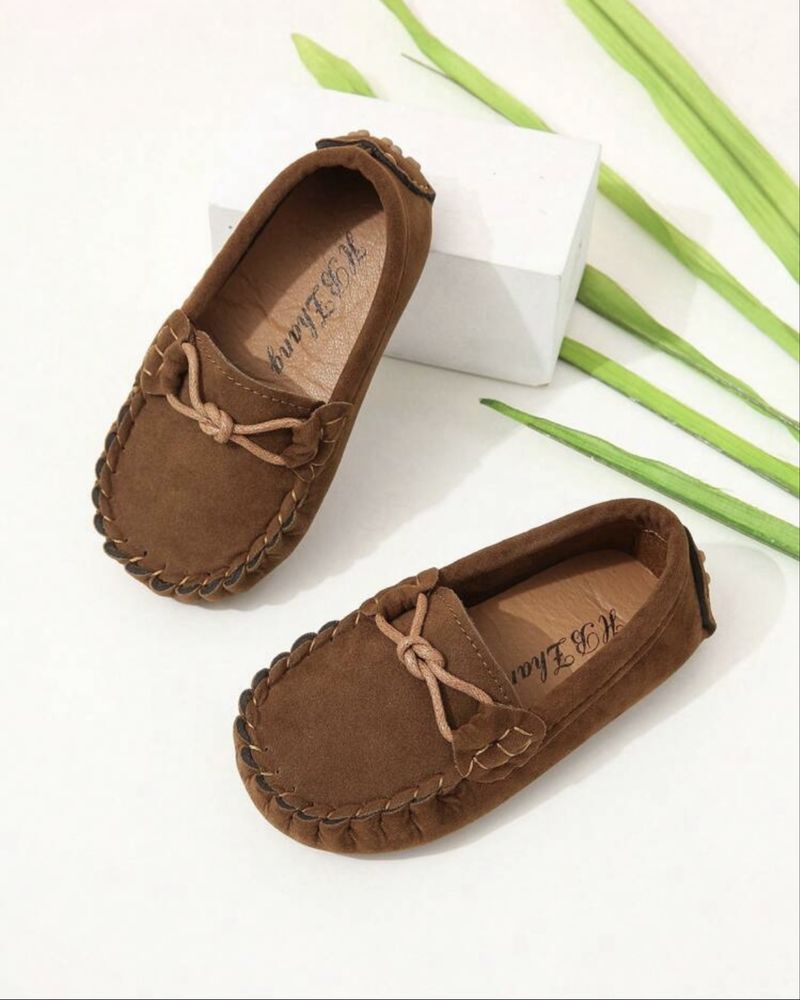 Mokasyny chlopiece nowe brazowe 23r