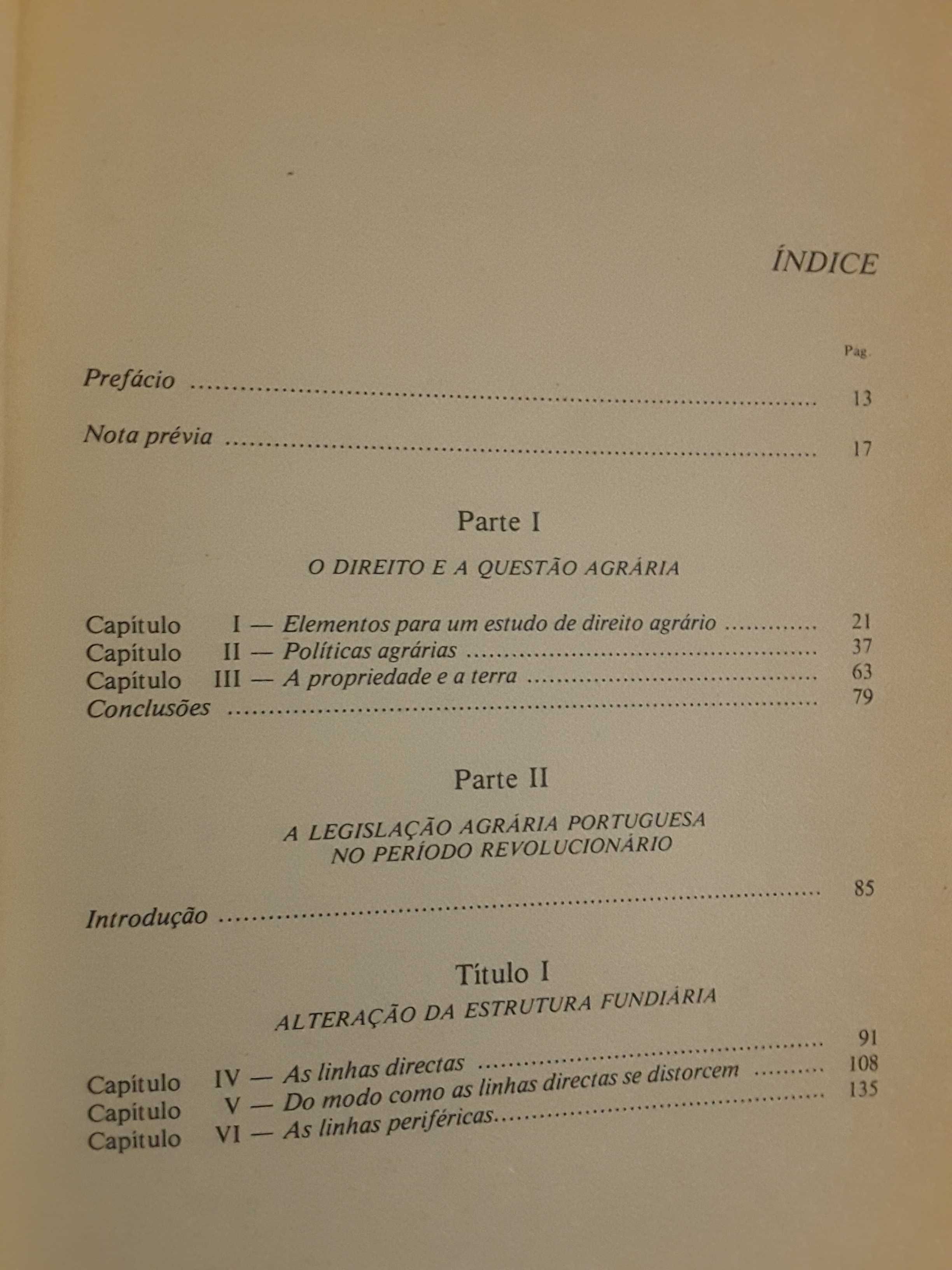 Problema Agrário /Fomento Agrário no Alentejo/ O Direito da Terra