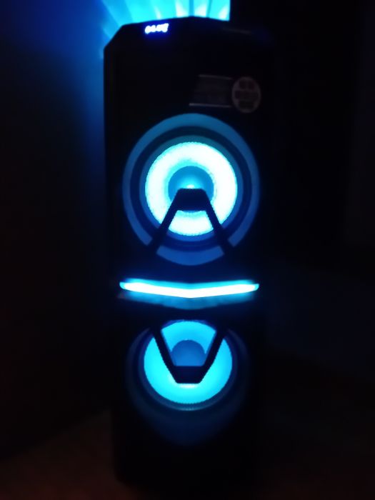 Głośnik 1200w imprezowy przenośny bateria mikrofony wynajem