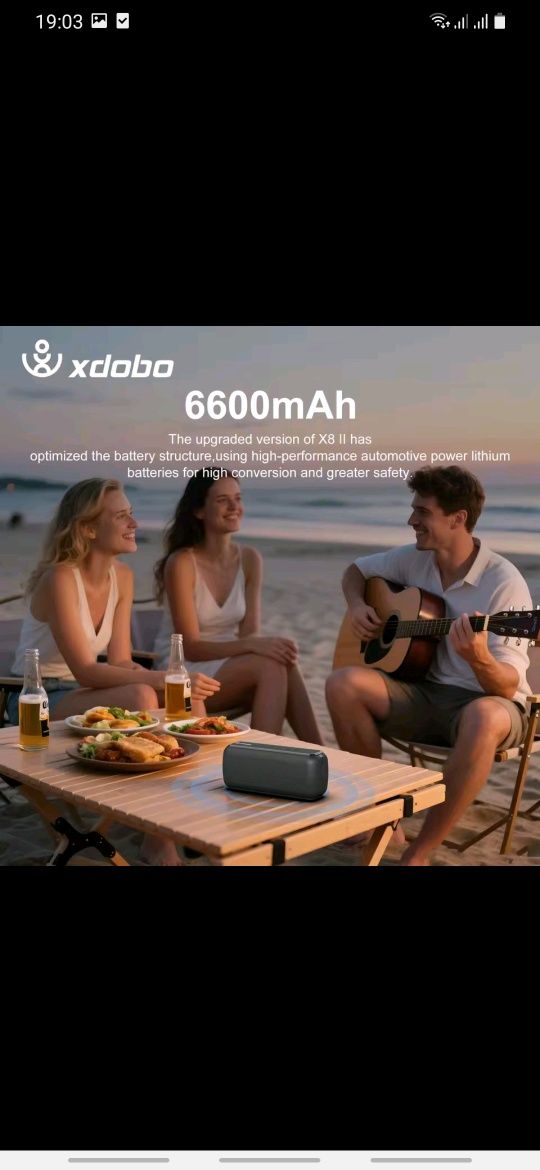Bluetooth колонка xdobo X8.