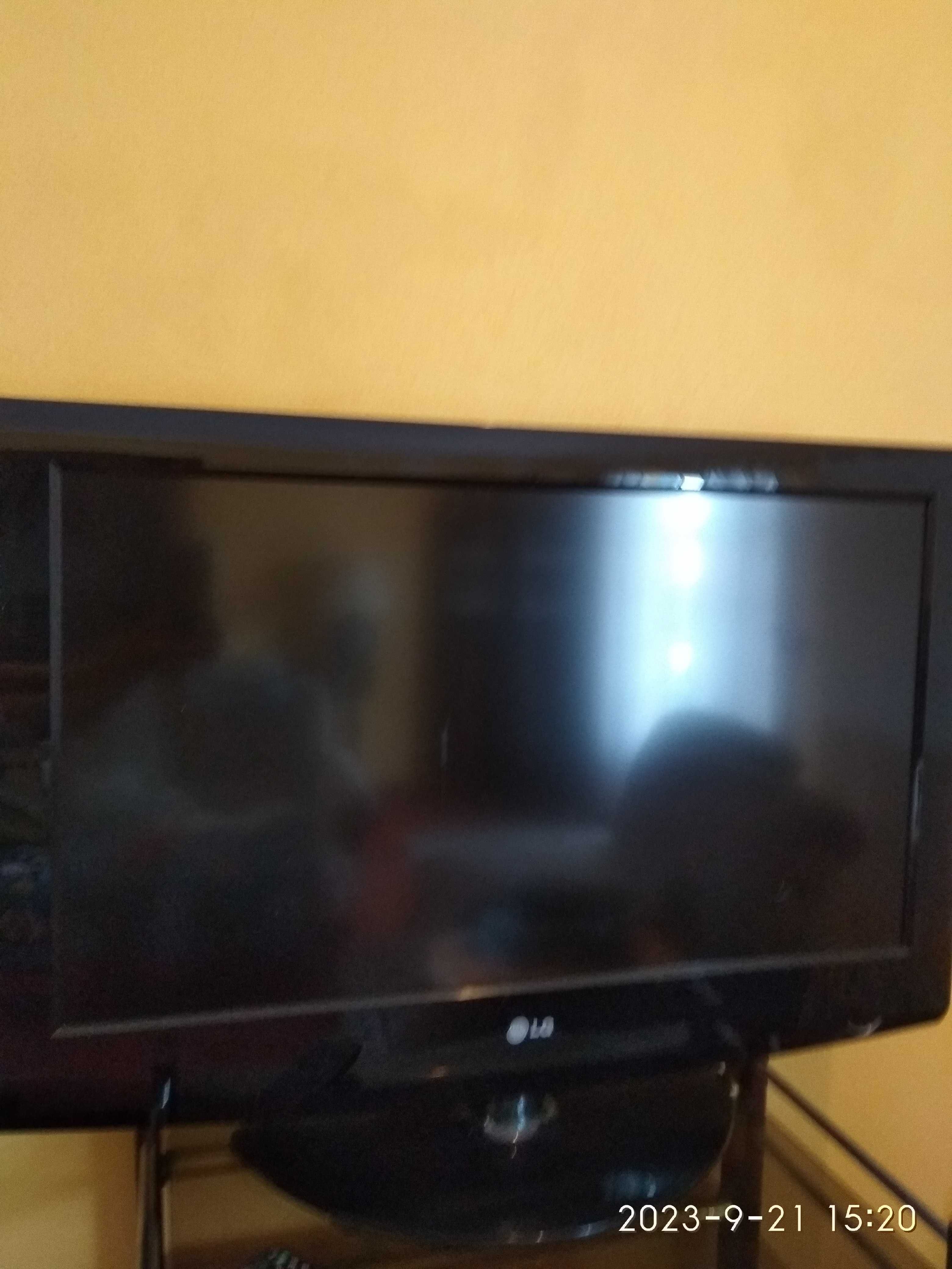 TV LG A funcionar sem alterações de imagem.