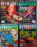 Números antigos avulso da revista Keyboard