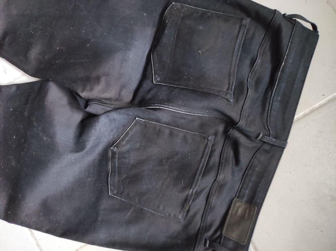 G-star Raw 3301 High Skinny Wmn ciemne spodnie jeansy 32 / 34
