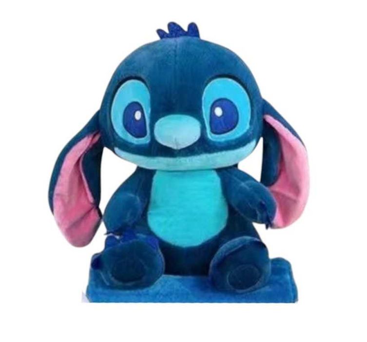 Стіч плед подушка іграшка 3 в 1 Плюшевий друг Стіч з каченям 40 см