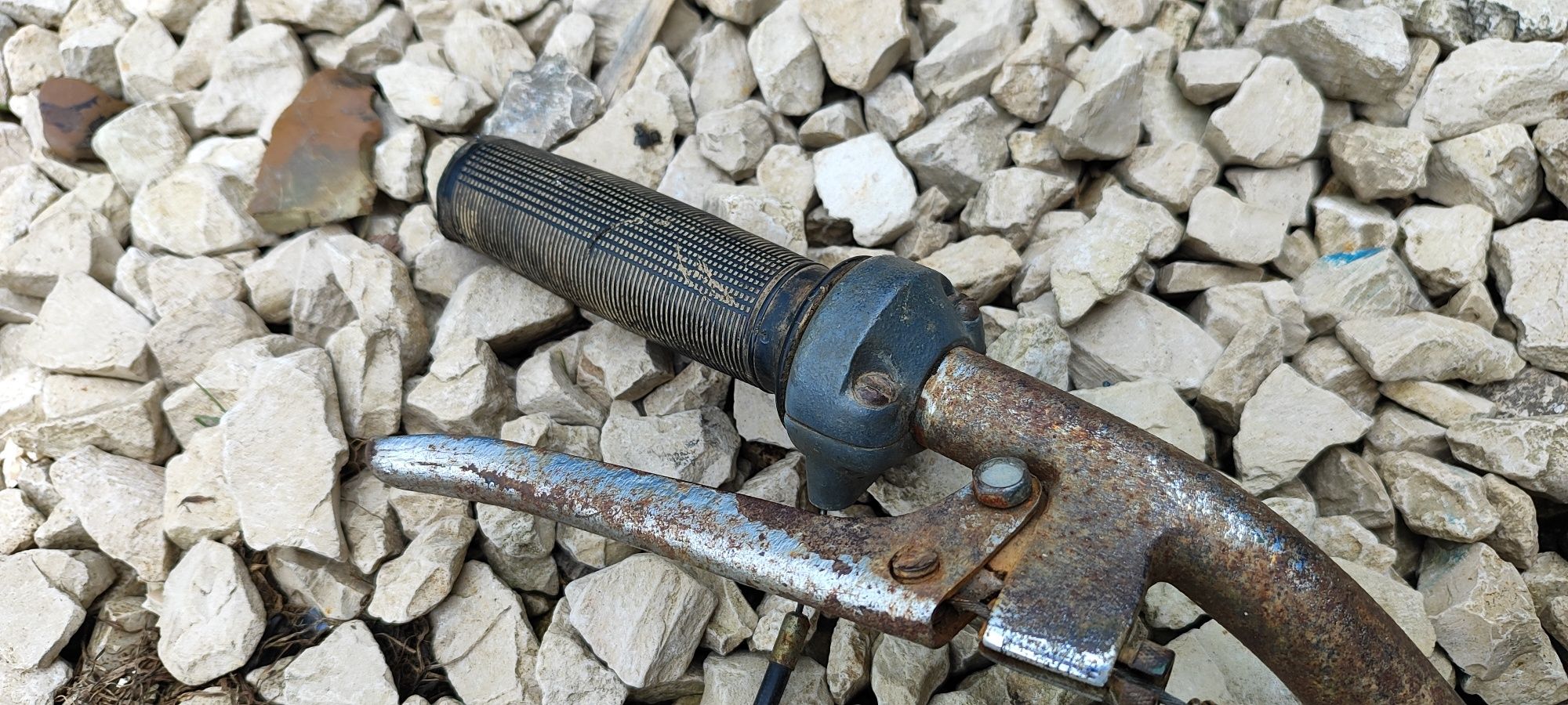 Kierownica WSK 125 m06 z Zetką z1 z2 manetki klamka matka kierownik wf