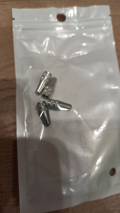 Алюминиевые колпачки на нипель вело presta