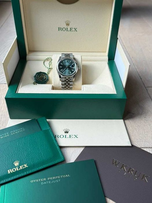 Rolex Datejust 36 mm Mint Green Jubilee NOWY – niedostępna rzadkość