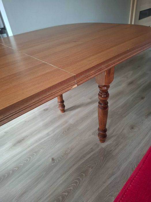 stół pokojowy, owalny, rozkładany ( 150 cm do 195cm) szer. 90 cm