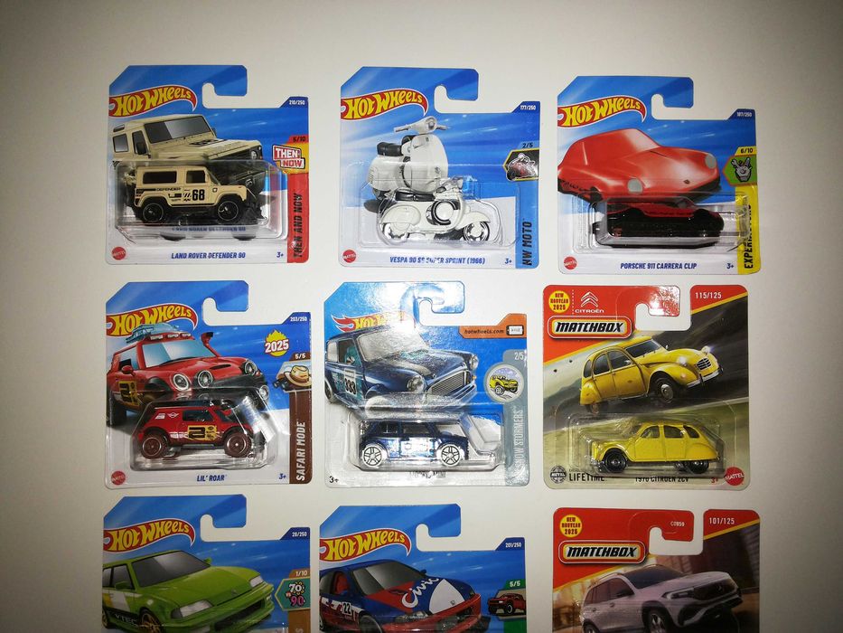 Hot Wheels , Matchbox , Majorette , Carros 1/64