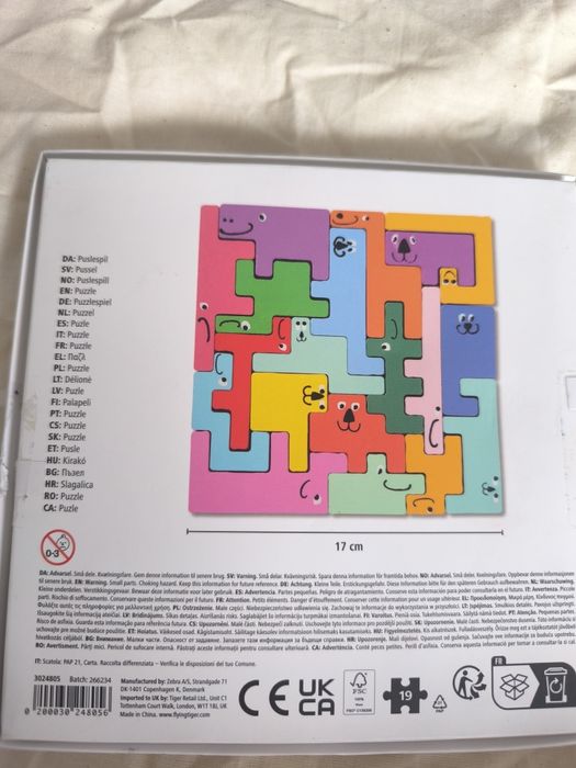 Puzzle Tiger seminovo