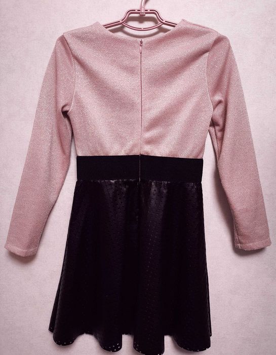 Сукня з шкіряною спідничкою плаття платье zara