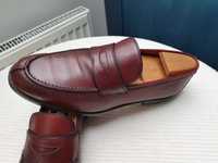 Enzo Poli Italy norwegian split toe loafers mokasyny roz. 44