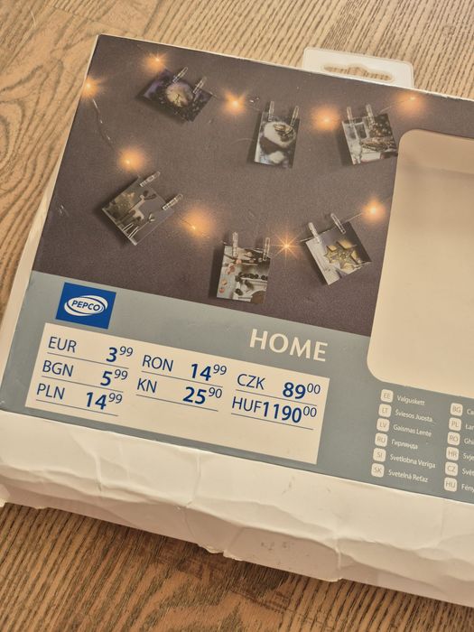 Lampka klips z zdjęcia