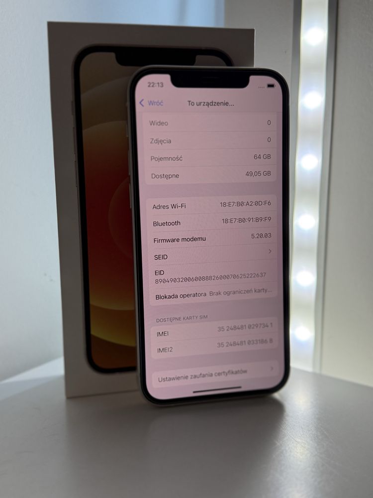 iPhone 12 64GB Idealny Stan