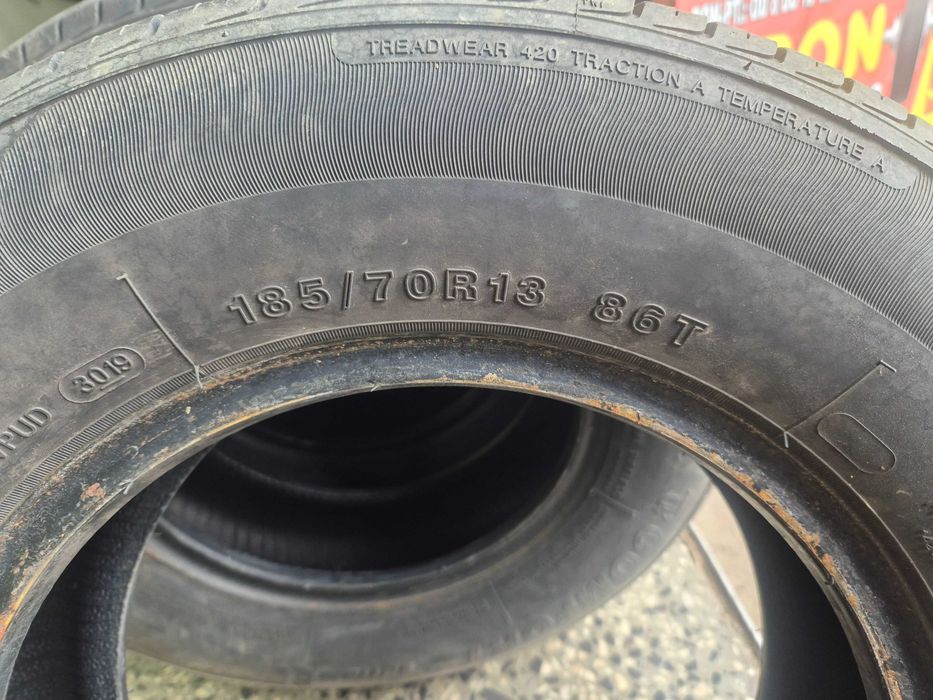 185/70r13 wanli opony letnie uzywane 4szt