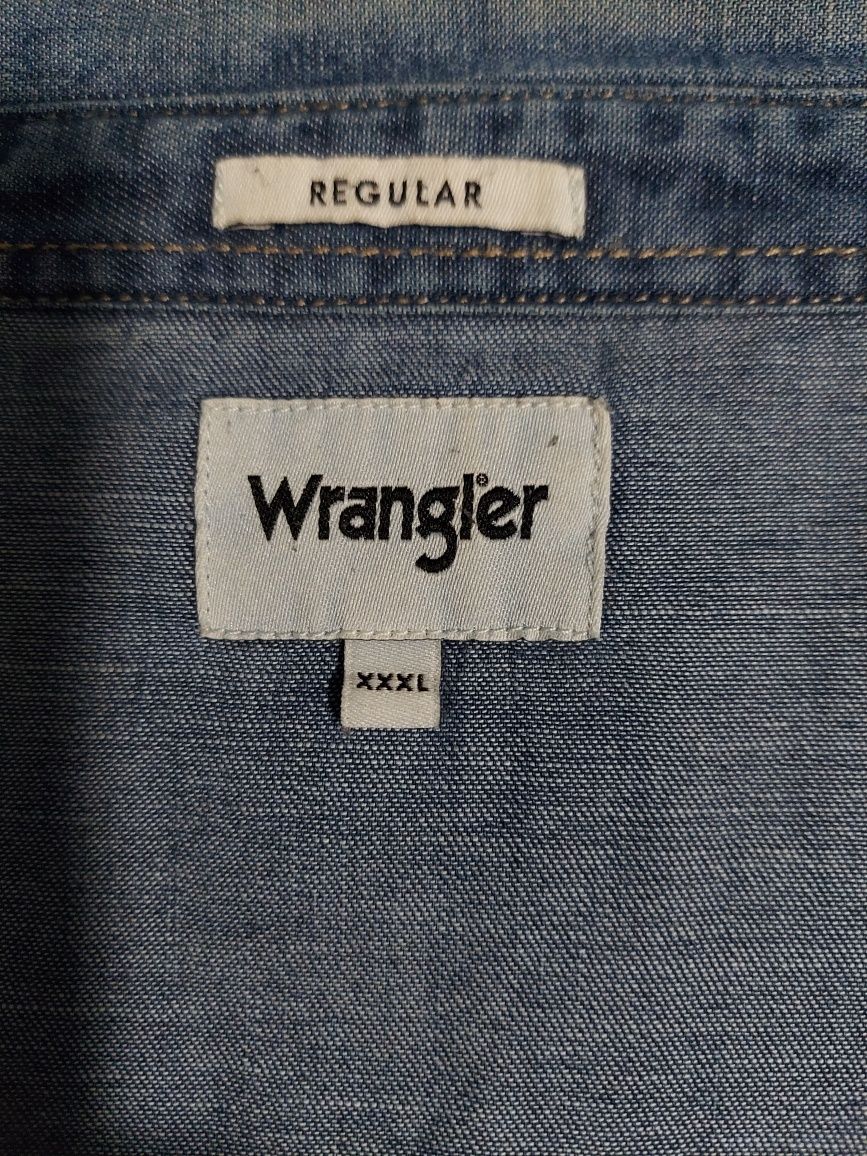 Koszula męska Wrangler. Dżinsowa. Jeans 3 xl