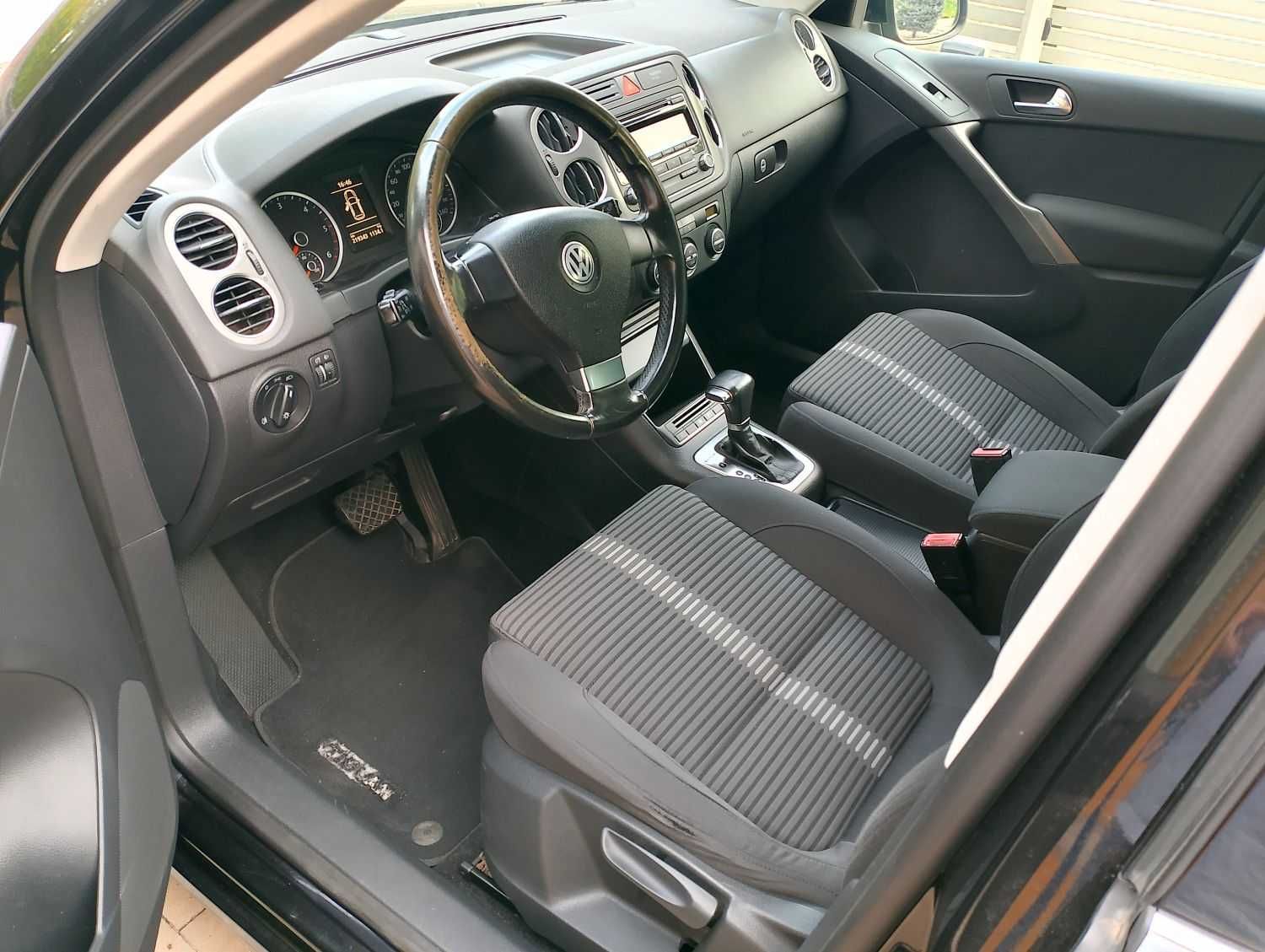 VW TIGUAN 2.0 TDI CR 140KM 2009 Automat 4x4 Klima Czujniki Hak Zamiana