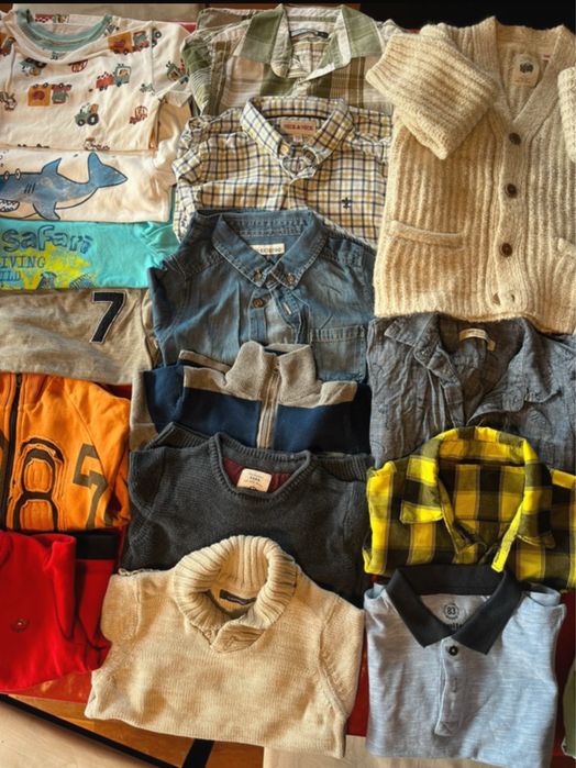 Lote Conjunto 25 peças Roupa Criança 3-4 anos casaco quente inverno