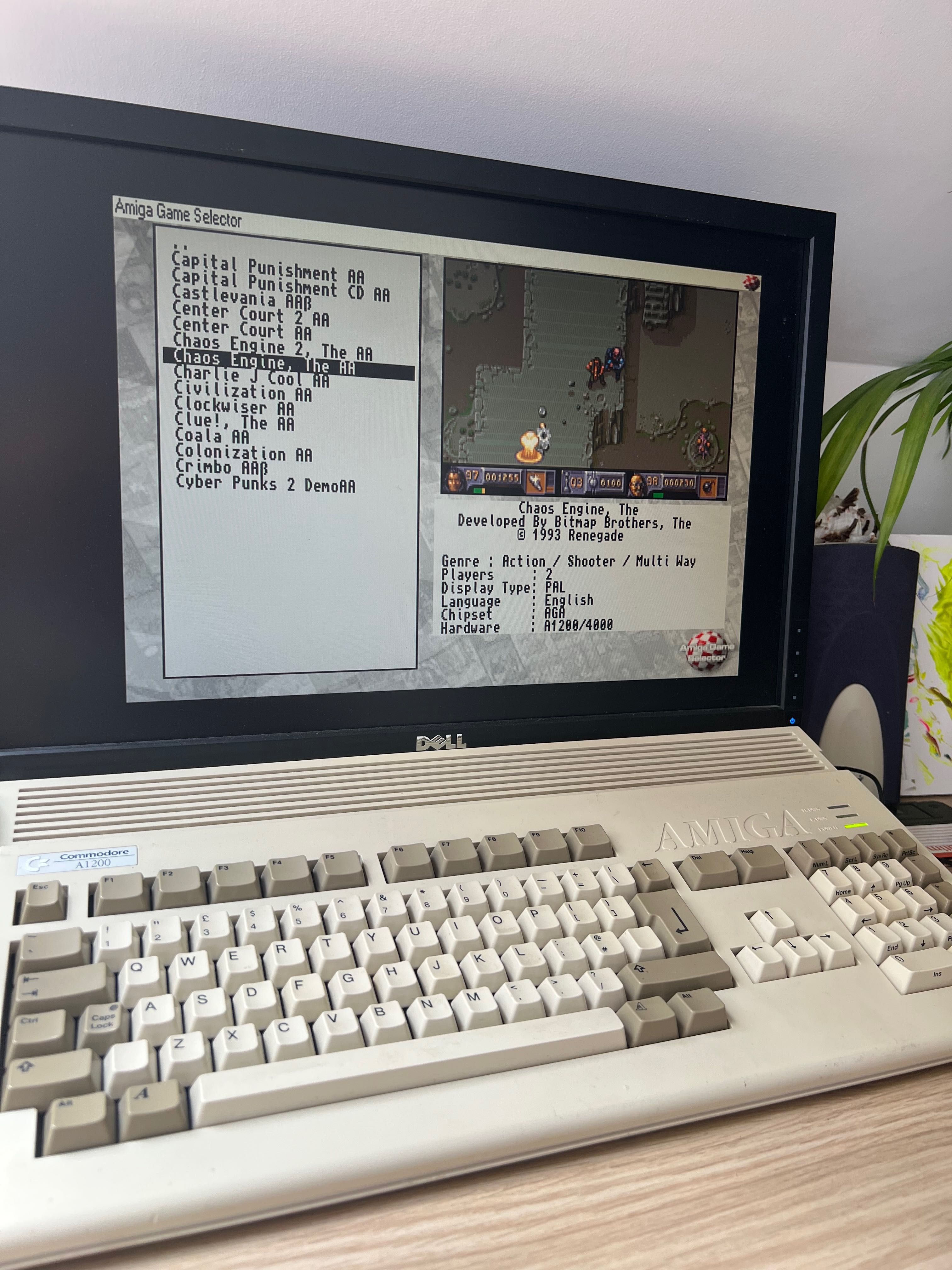 Amiga 600/1200 Karta SD, Gotowiec , Gry Whdload, AMIGA GAME SELECTOR