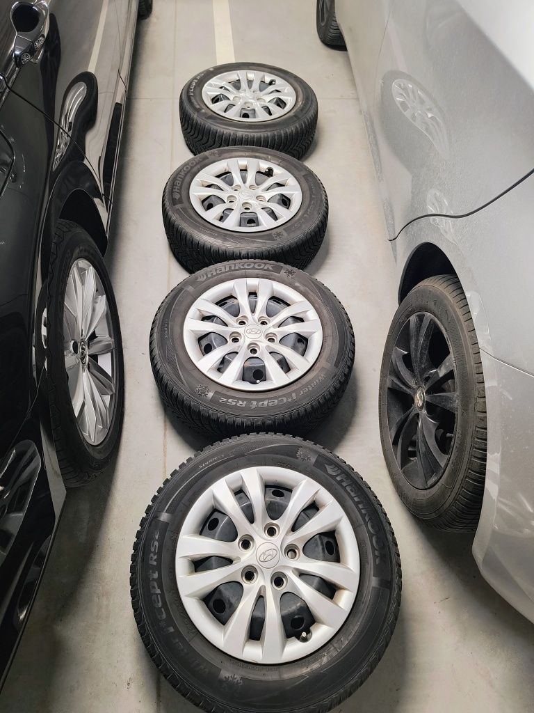 Felgi stalowe z oponami Hyundai/Kia ix20 i30 i 40 ceed stan dbd